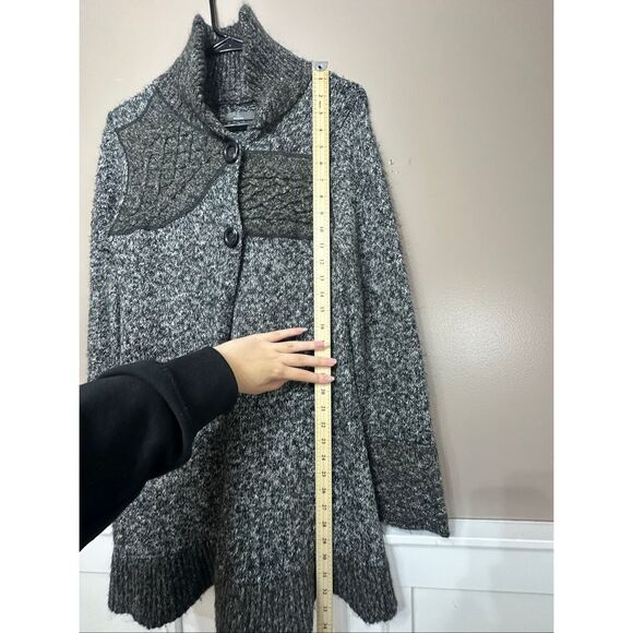 NWOT prAna Danika Duster Small Long Cardigan Sweater Gray Women's Small - Picture 8 of 10
